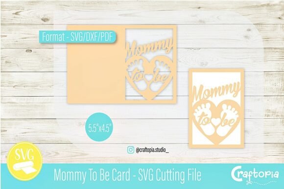 Download Mommy to Be Card – SVG Cutting File - Card Collection