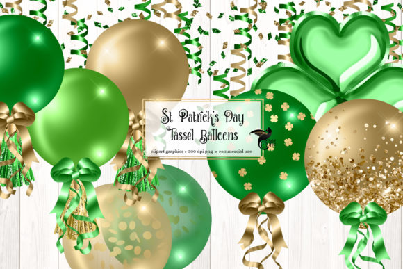Download St Patrick's Day Tassel Balloons Clipart - Balloon Collection