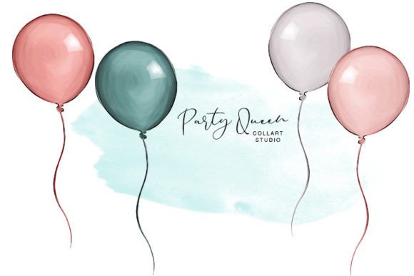 Download Hand Drawn Balloons, Party Elements - Balloon Collection