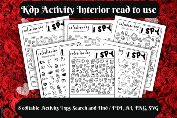 Download Valentine's Day Activity I Spy Search - Valentine Collection