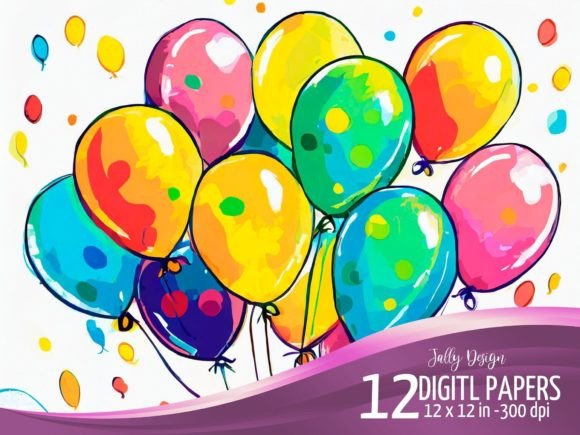 Download Birthday Balloons. Cartoon Design - Balloon Collection