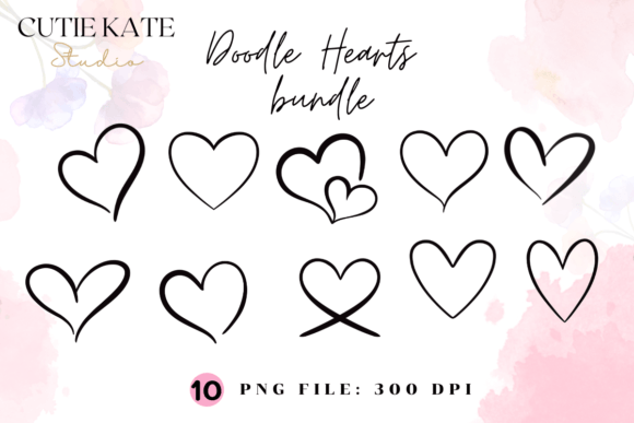 Download Heart Png,Doodle Bundle,Valentine's Day - Premium Bundle