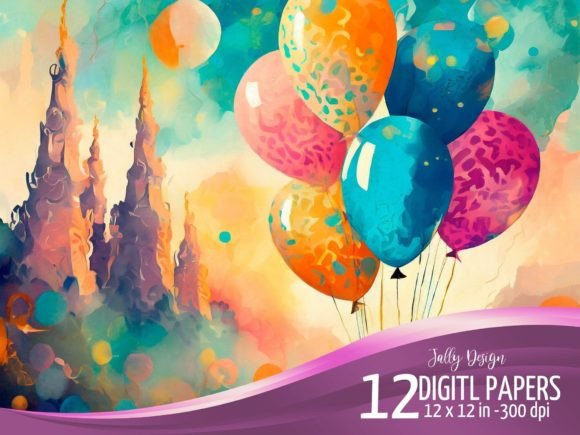 Download Happy Birthday Balloons Fantasy Party - Balloon Collection