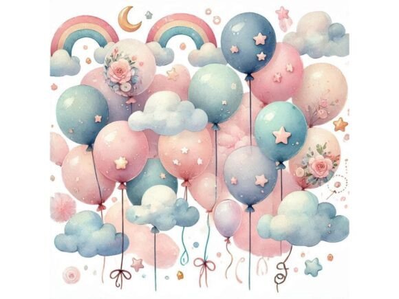 Download Dreamy Pastel Balloons - Balloon Collection
