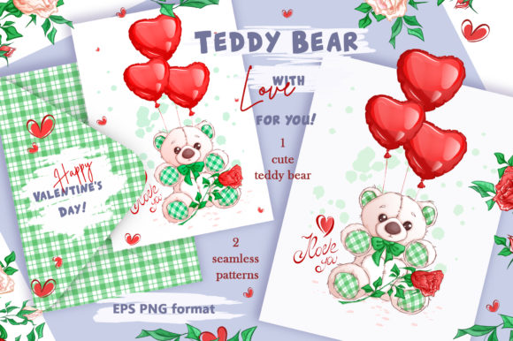 Download White Teddy Bear for Valentine's Day. Cl - Valentine Collection