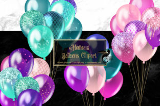Download Mermaid Balloons Clipart - Balloon Collection
