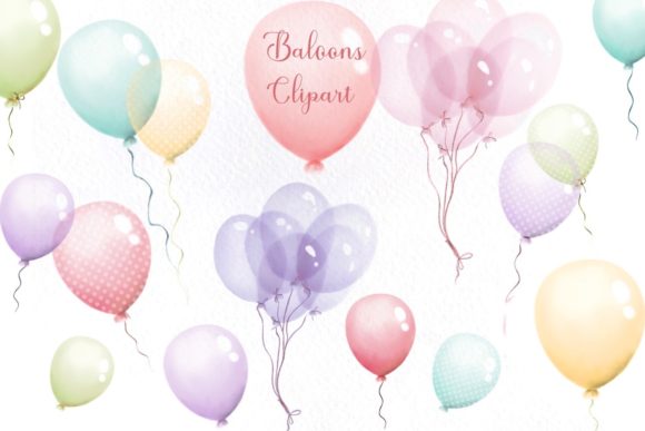 Download Watercolor Balloons Clipart - Balloon Collection