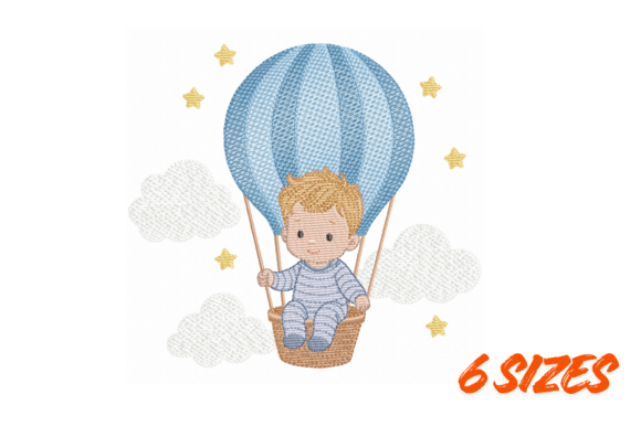 Download Baby Boy Balloon Embroidery Design - Balloon Collection