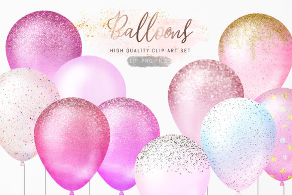 Download Glitter Sparkle Confetti Balloons - Balloon Collection