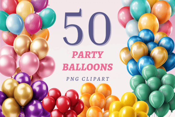 Download Party Balloons PNG Bundle - Balloon Collection